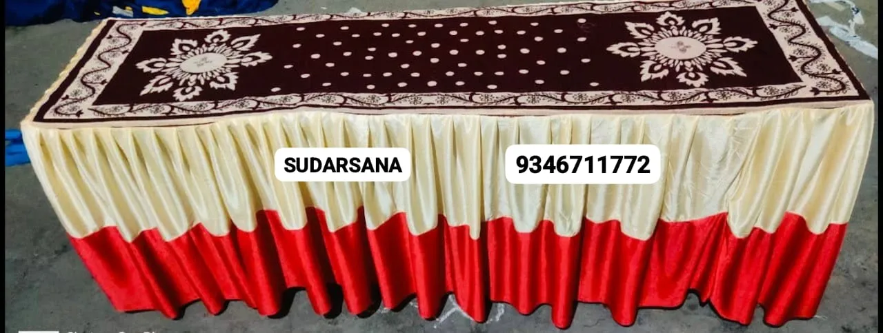 Wedding & Event Table Cover – Premium Decorative Table Skirting