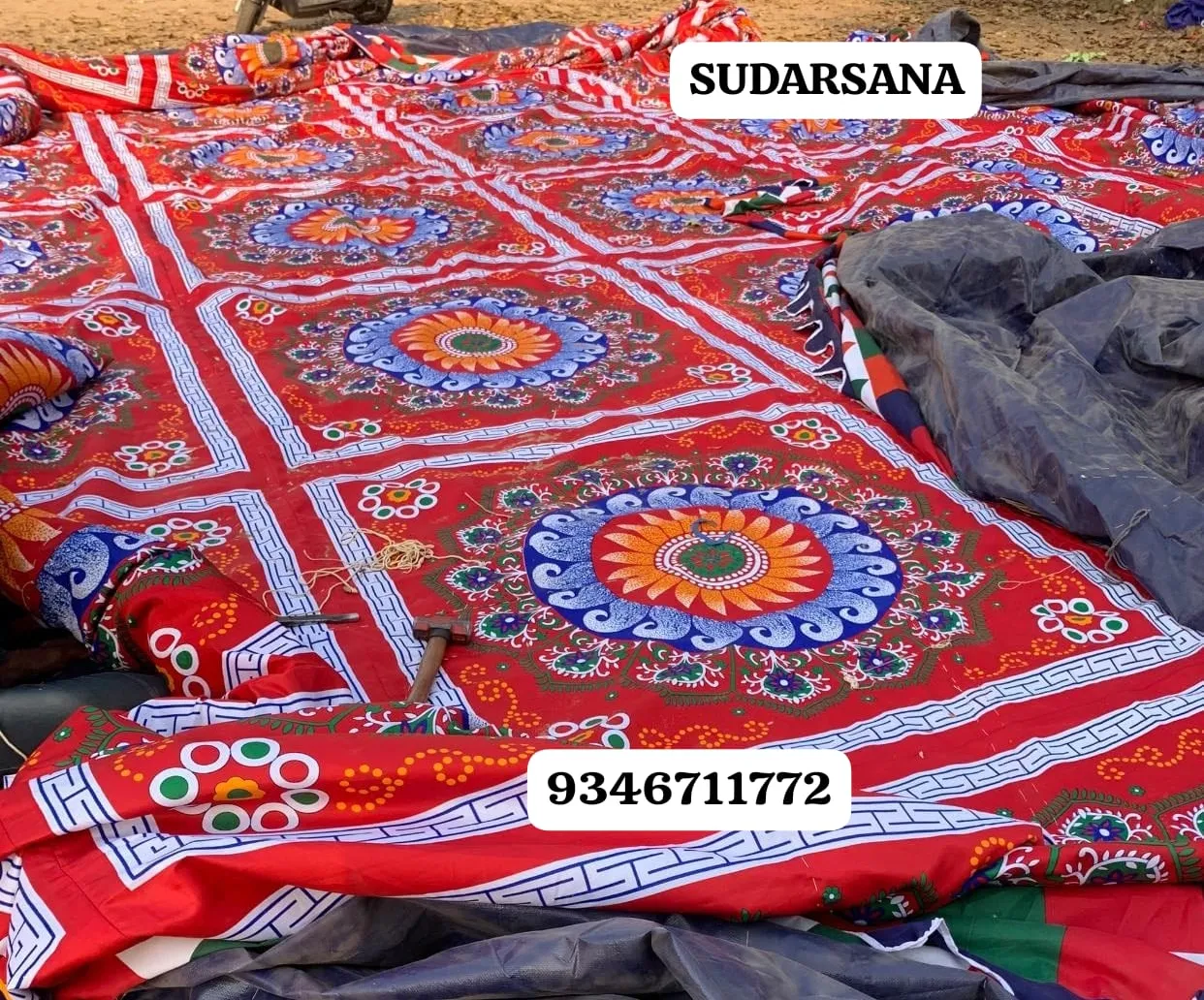 Large Waterproof Shamiyana Tent for Outdoor Events