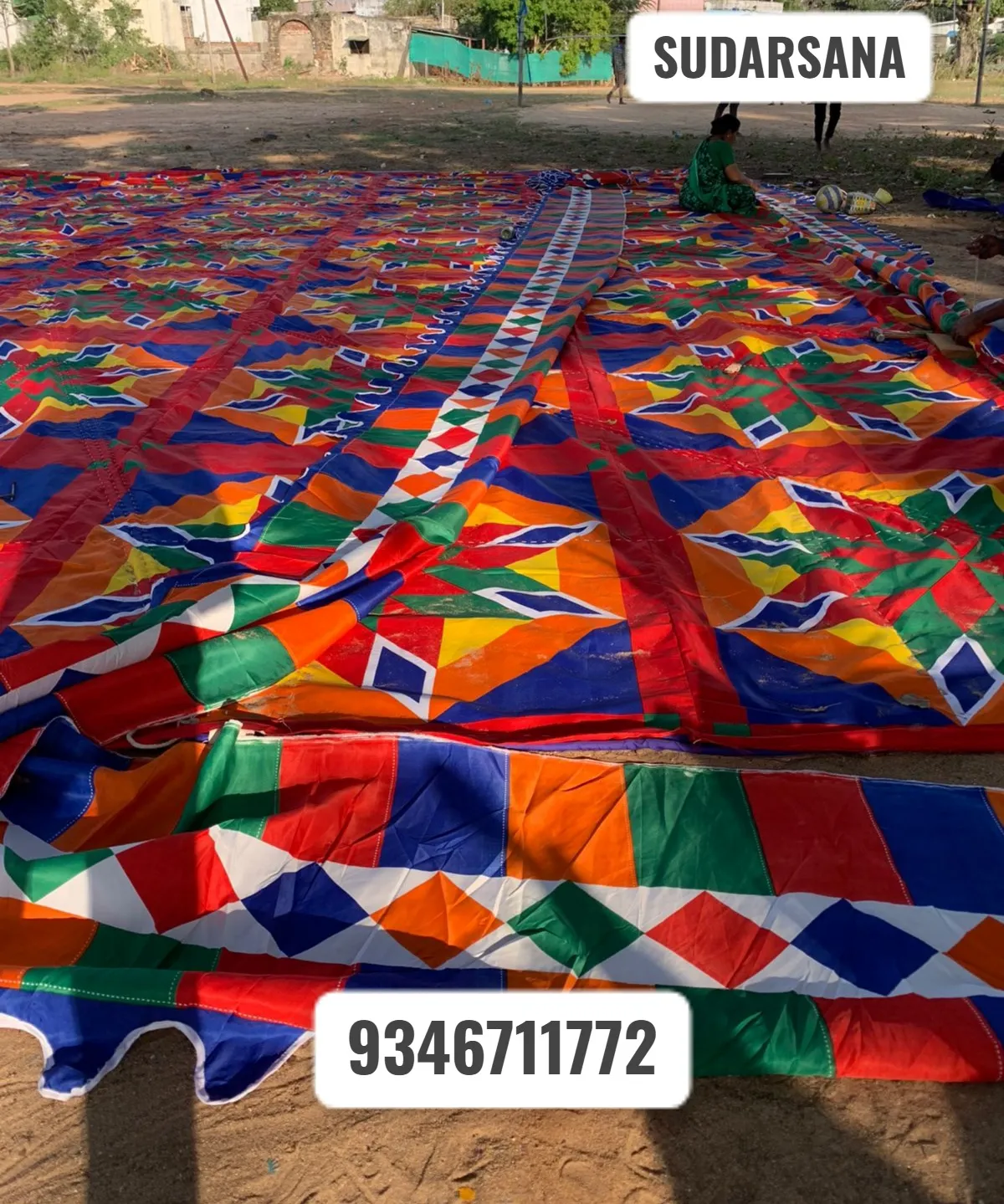 Weatherproof Shamiyana Tent for Outdoor Wedding Setup