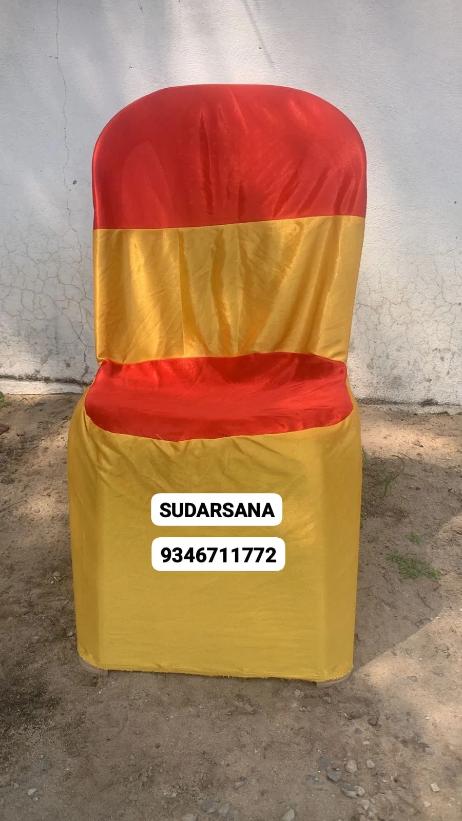 Event chair cover decoration